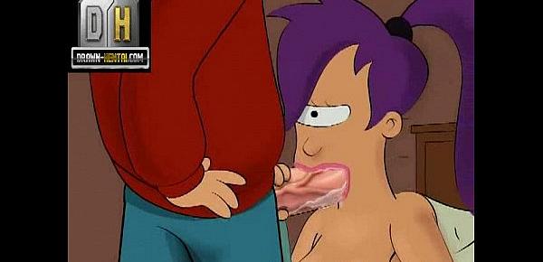 Futurama Porn - Fry and Leela having sex